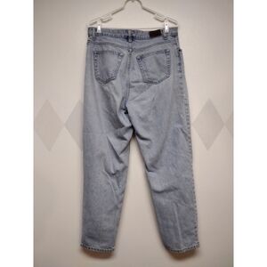 Lands' End light wash mom jeans